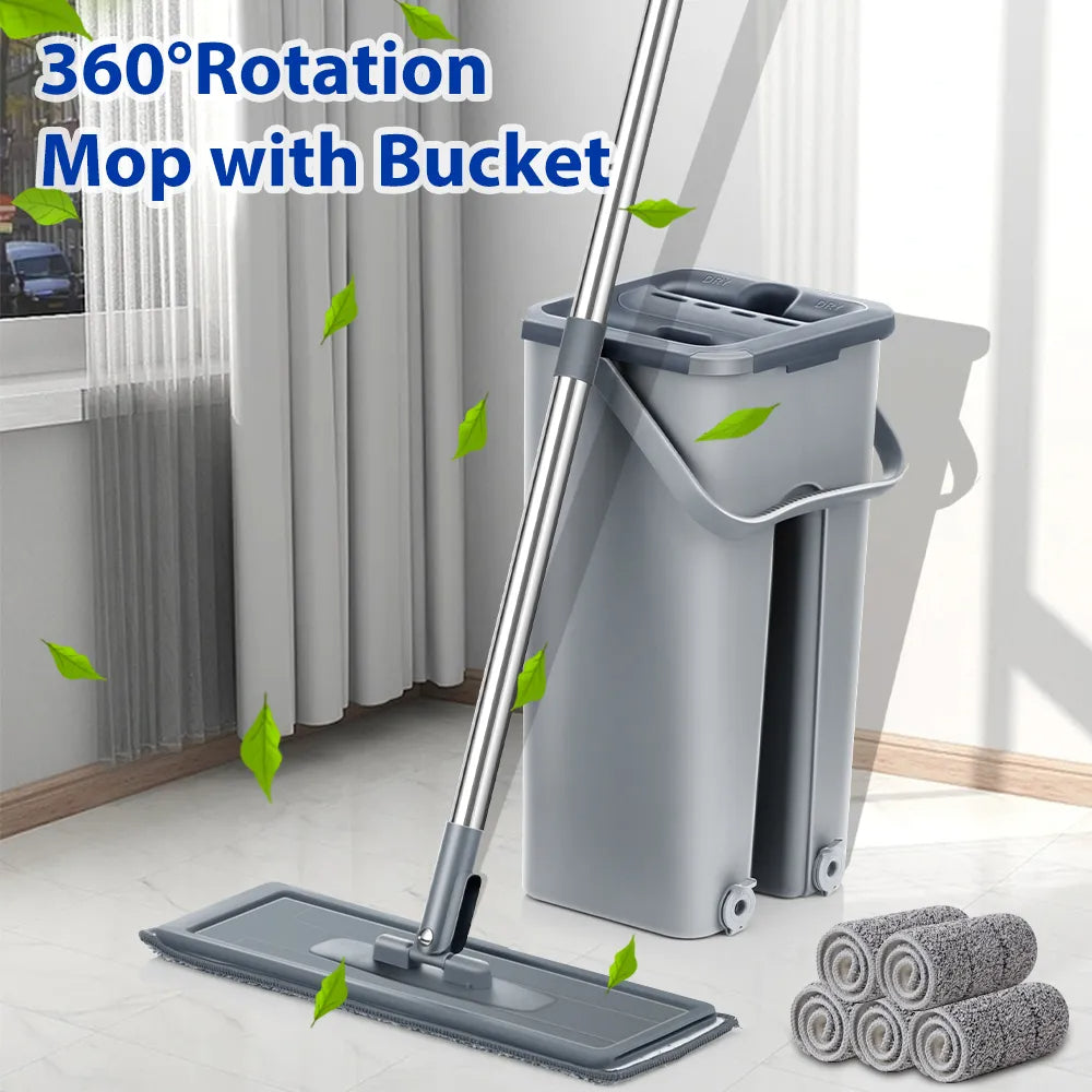 Microfiber Automatic Cleaning Mop