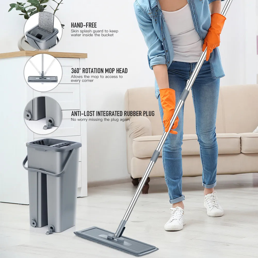 Microfiber Automatic Cleaning Mop