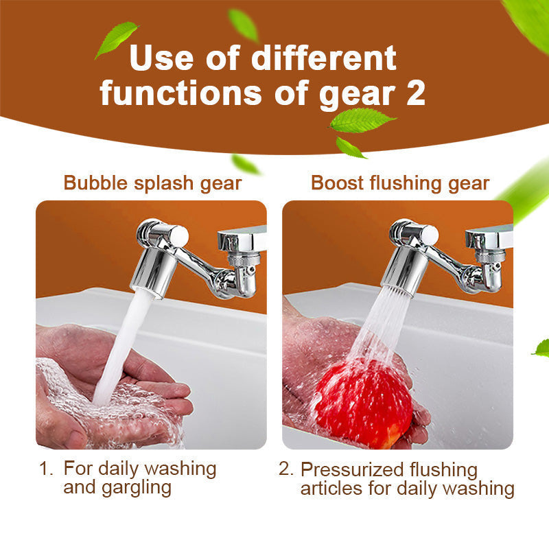 Universal Rotating Faucet Extender 1080°